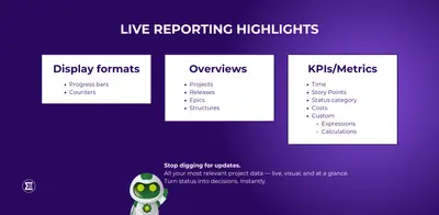 ESU - Sum Up KPI & Budget Reporting Project Epic Overview for Atlassian — screenshot