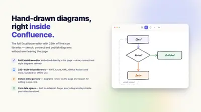 Excalidraw Diagrams & Libraries for Confluence for Atlassian — screenshot