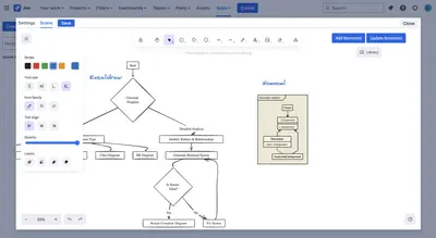 Excalidraw Nomnoml Diagrams for Jira for Atlassian — screenshot