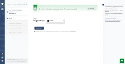Export CSV Tool for Atlassian — screenshot