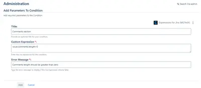 Expressions for Jira (Custom Fields, Conditions, Validators) for Atlassian — screenshot