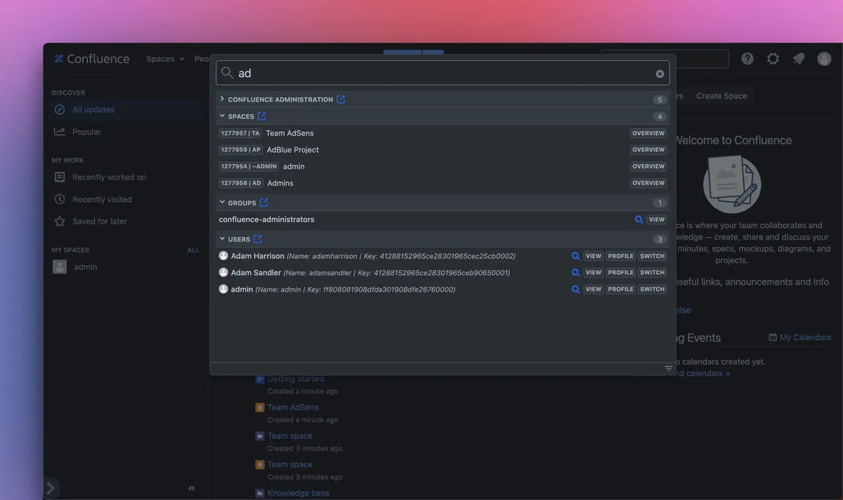 Extender for Confluence — screenshot from the Atlassian Marketplace listing