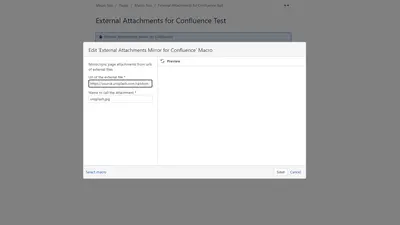 External Attachments Mirror for Confluence for Atlassian — screenshot