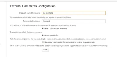 External Comments for Confluence for Atlassian — screenshot