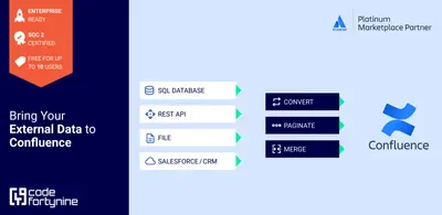 External Data for Confluence (Visualize Database & API Data) for Atlassian — screenshot