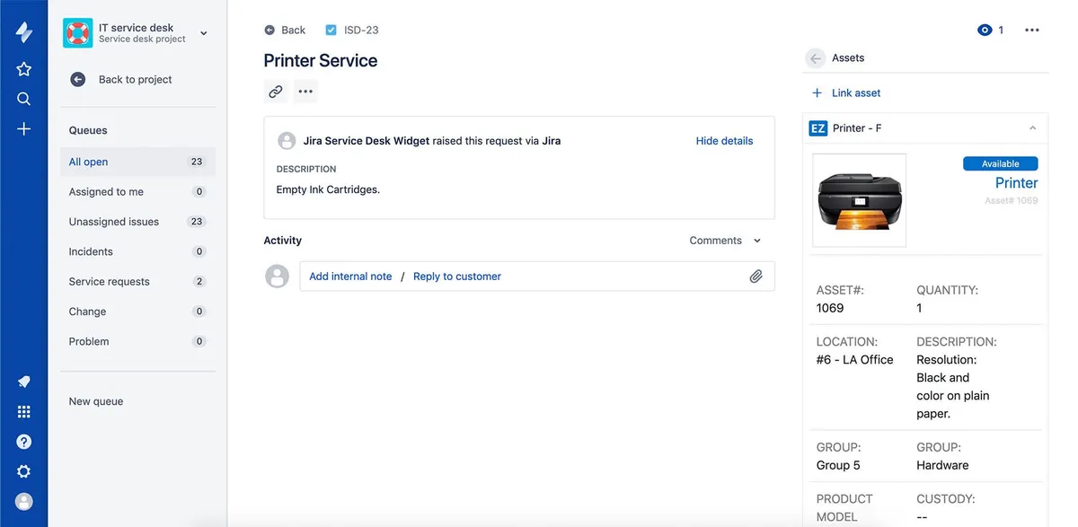 EZO for Jira Basic — screenshot from the Atlassian Marketplace listing