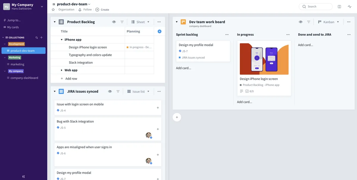Favro Integration — screenshot from the Atlassian Marketplace listing