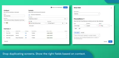 Field Rules - UI Modifications for Jira for Atlassian — screenshot