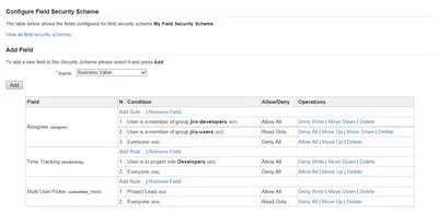 Field Security for Jira for Atlassian — screenshot