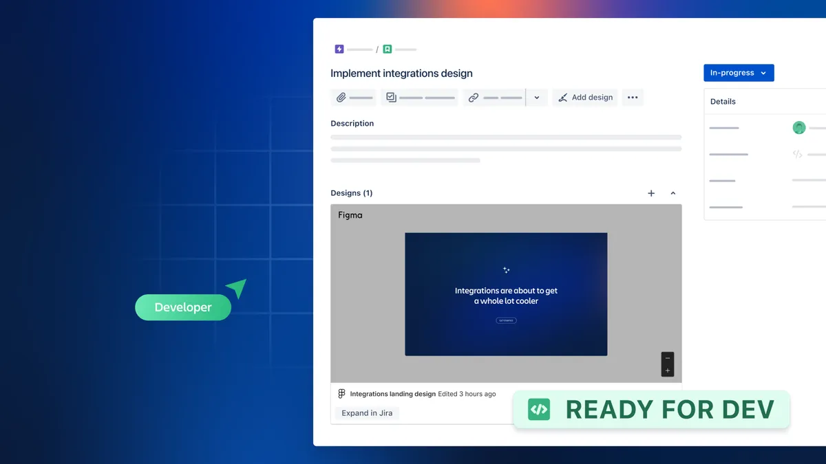 Figma for Jira — screenshot from the Atlassian Marketplace listing