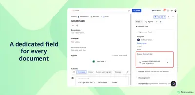 File Field: Attachment and Document Custom Fields for Jira for Atlassian — screenshot