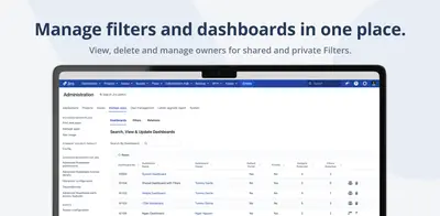 Filter & Dashboard Manager for Jira for Atlassian — screenshot