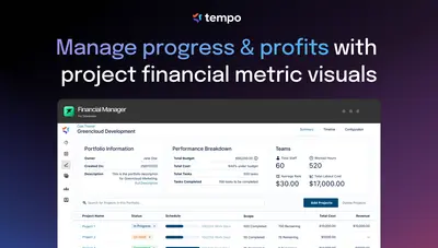 Financial Manager - Jira Project Cost Tracking | Tempo for Atlassian — screenshot