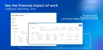Financials for Jira (Budget, Cost & Revenue Tracking) for Atlassian — screenshot