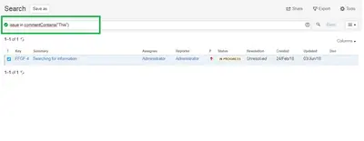 Find Comment for Atlassian — screenshot