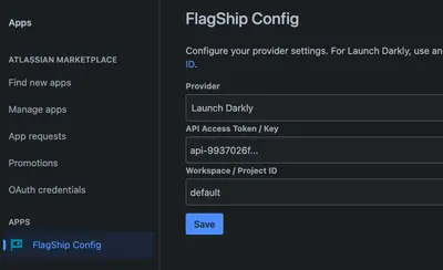 FlagShip Feature Flags for Atlassian — screenshot