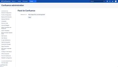 Flock for Confluence for Atlassian — screenshot