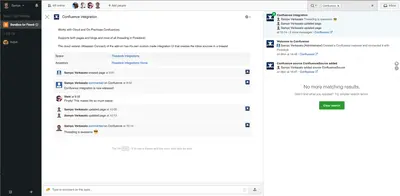 Flowdock for Confluence Cloud for Atlassian — screenshot
