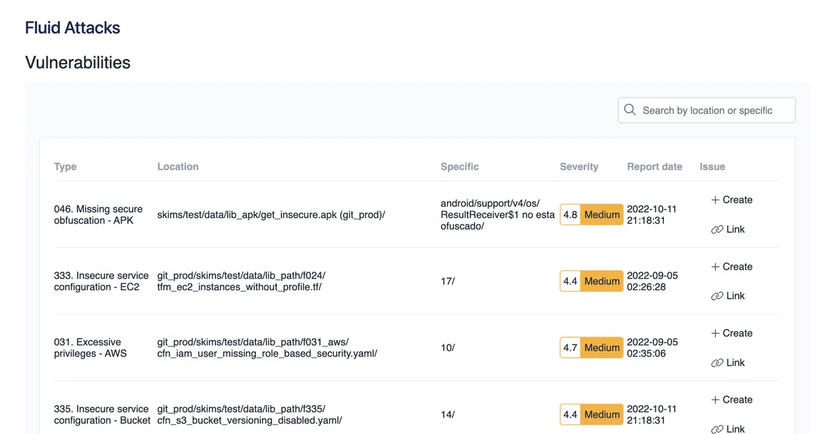 Fluid Attacks — screenshot from the Atlassian Marketplace listing