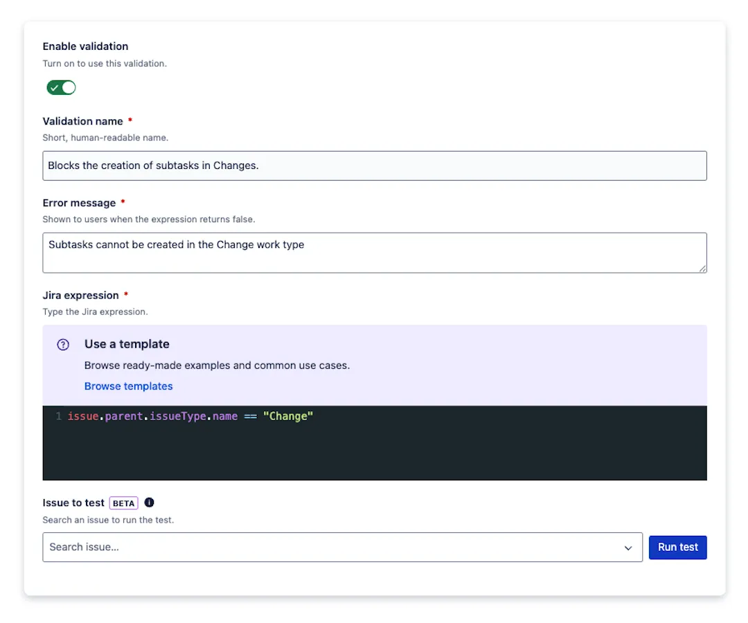 Formine Workflow — screenshot from the Atlassian Marketplace listing
