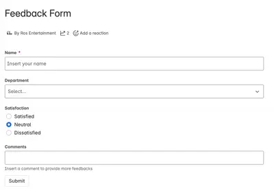 Forms in Cloud for Confluence for Atlassian — screenshot