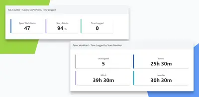 Free JQL Filter Counter & KPI Dashboard Gadget for Jira for Atlassian — screenshot