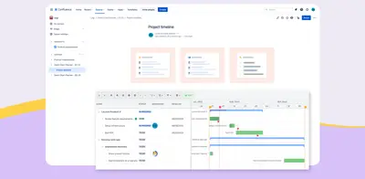 Gantt Chart Planner for Confluence (Roadmap & Timeline) for Atlassian — screenshot
