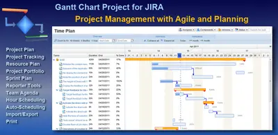 GanttChart Project - Enterprise for Atlassian — screenshot