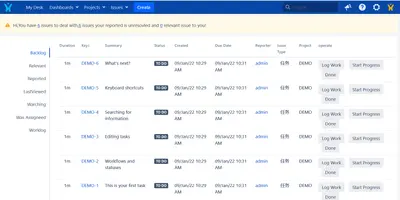 Gears desk for Jira for Atlassian — screenshot
