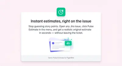 Gems Pulse Estimate for Atlassian — screenshot