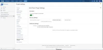 Git-InTouch Plugin for Atlassian — screenshot
