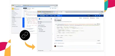 Git Snippets - Smart Git Viewer for Confluence for Atlassian — screenshot
