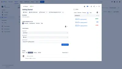 GitHub connector for Jira for Atlassian — screenshot