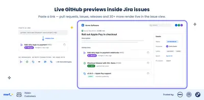 GitHub Links for Jira for Atlassian — screenshot
