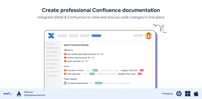GitLab for Confluence for Atlassian — screenshot