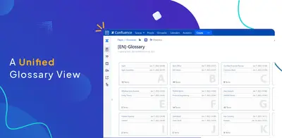 Glossary for Confluence (Terms Definition) for Atlassian — screenshot
