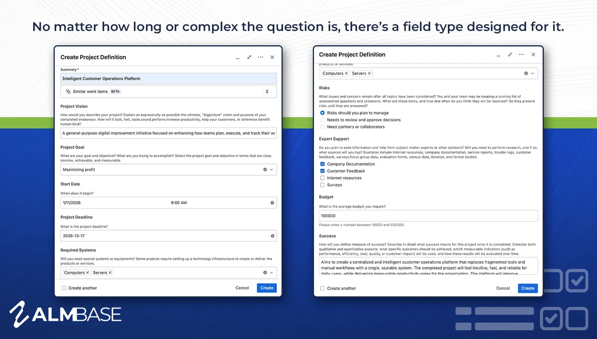 GO! Fields: Essential Field Types — screenshot from the Atlassian Marketplace listing