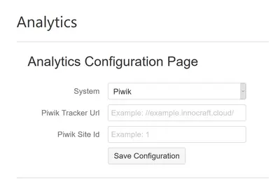 Google Analytics, Matomo & others for Atlassian — screenshot