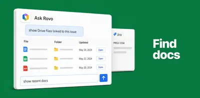 Google Drive Agent+ for Jira for Atlassian — screenshot