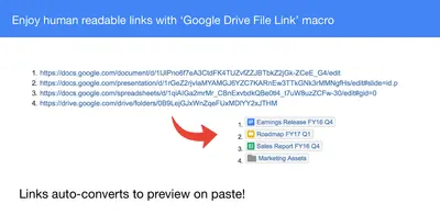 Google Drive & Docs for Confluence for Atlassian — screenshot
