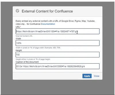 Google Forms/Docs/Slides/Sheets + for Confluence for Atlassian — screenshot