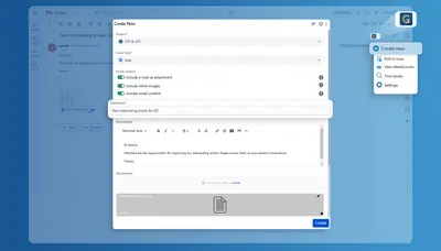 Google to Jira (Gmail, Calendar, Drive, Chrome) for Atlassian — screenshot