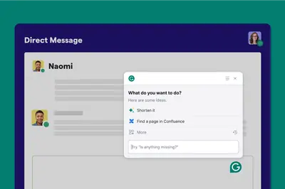 Grammarly for Confluence for Atlassian — screenshot