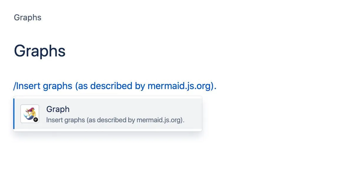 Graphs for Confluence — screenshot from the Atlassian Marketplace listing