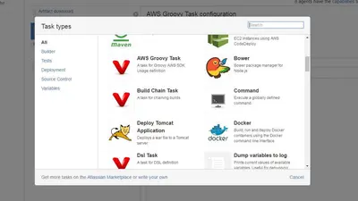 Groovy AWS Plugin for Bamboo for Atlassian — screenshot