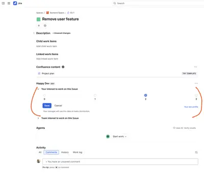 Happy Dev for Atlassian — screenshot