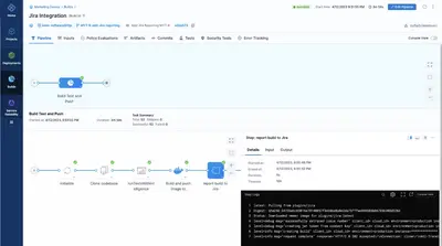 Harness Continuous Integration(CI) for Jira for Atlassian — screenshot