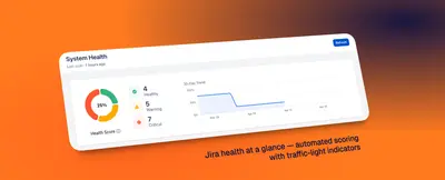 Healthchecks: Monitor, Audit, Clean Up and Optimize for Jira for Atlassian — screenshot