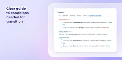 Help (a.k.a. Conditions Validator) for Atlassian — screenshot