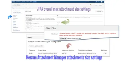 Herzum Attachment Manager for Atlassian — screenshot